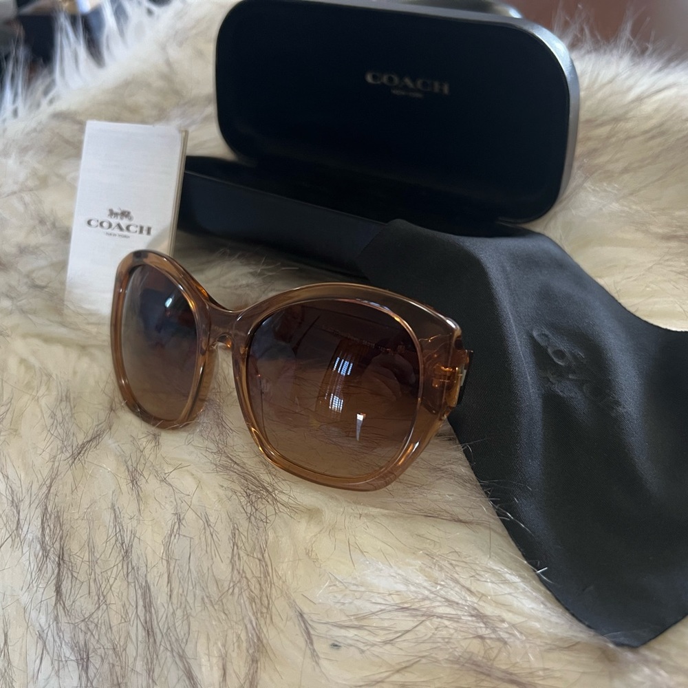Coach Crystal Brown Sunglasses